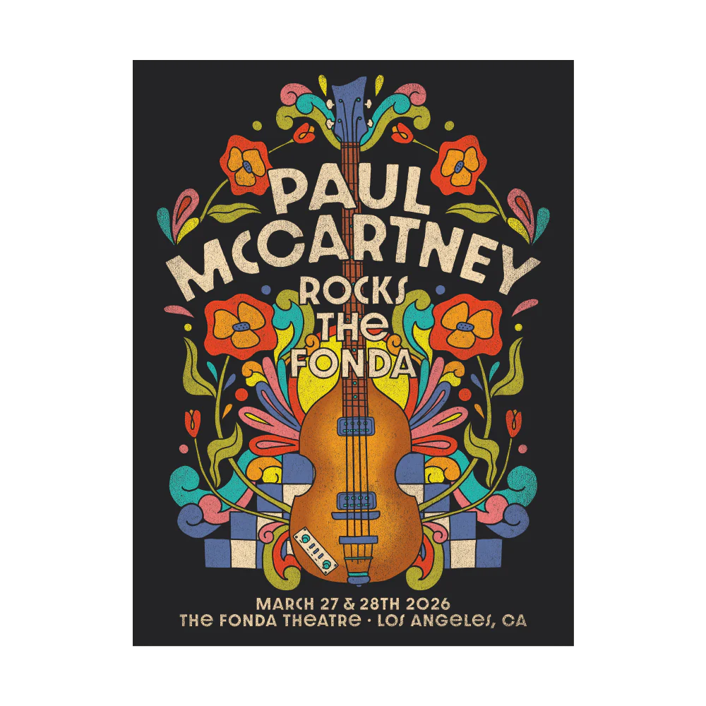 Paul McCartney Rocks the Fonda 2026 Event Poster